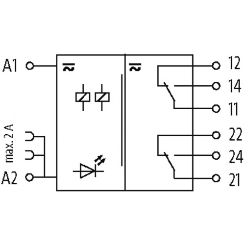 52111 MIRO 12.4 24V-2U INPUT RELAY