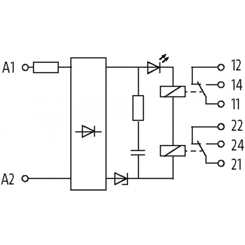 52136 MIRO 12.4 110V-2U INPUT RELAY