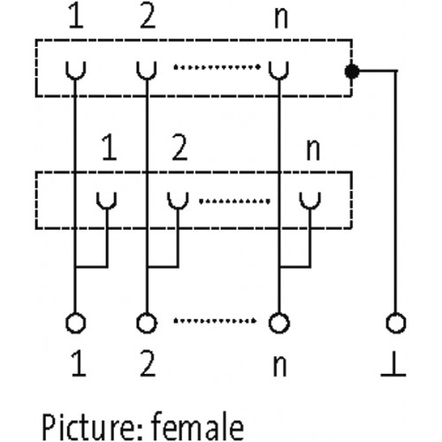 54164 SV-2 X SUB D 25ST-KL FOR SIGNAL TRANSFER