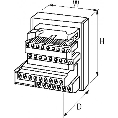 54016 UFL 40 L PLUG FOR SIGNAL TRANSFER