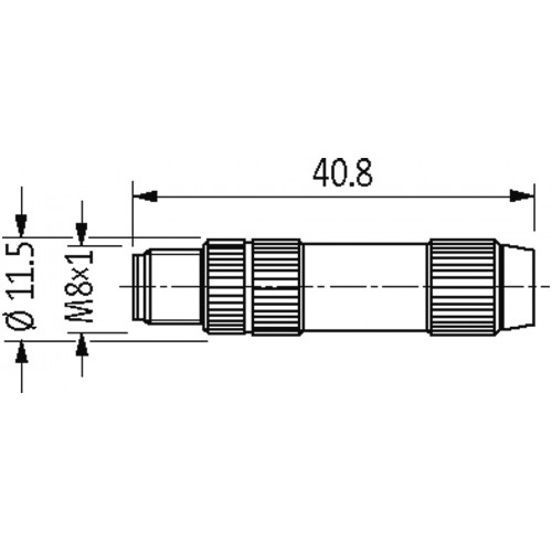 7000-08331-0000000 MOSA M8 MALE 0° FIELD-WIREABLE (IDC) 7000-08331-0000000 MOSA M8 MALE 0° FIELD-WIREABLE (IDC)