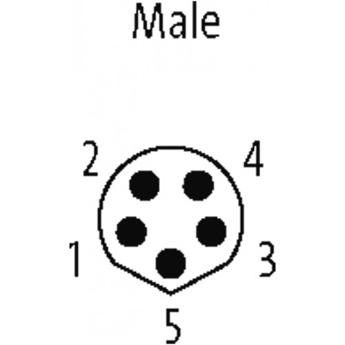7000-08901-6950150 M8 male 0° with cable 7000-08901-6950150 M8 male 0° with cable