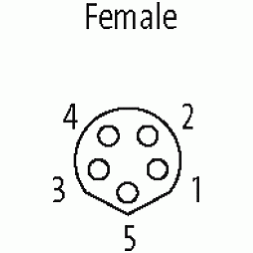 7000-08941-6951000 M8 female 0° with cable 7000-08941-6951000 M8 female 0° with cable