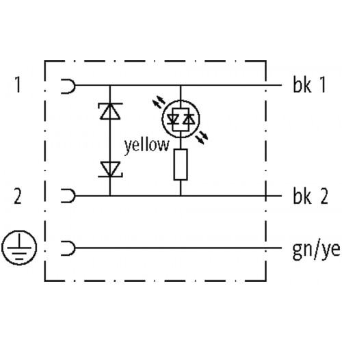 7000-11081-2360500 MSUD valve plug BI-11mm 180° with cable