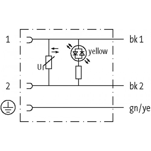 7000-11091-6161000 MSUD valve plug BI-11mm 180° with cable