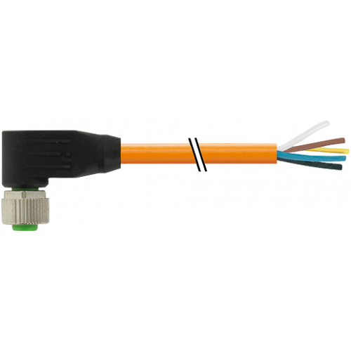 7000-12341-4870500 M12 female 90° A-cod. with cable