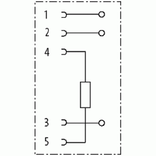 7000-13471-0000000 M12 FEMALE BUS TERMINATING PLUG FOR DEVICENET