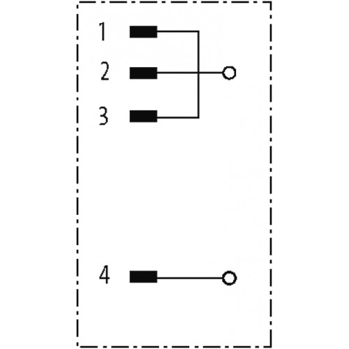 7000-13482-0000000 M12 MALE 0° CODING PLUG JUMPER 1-3