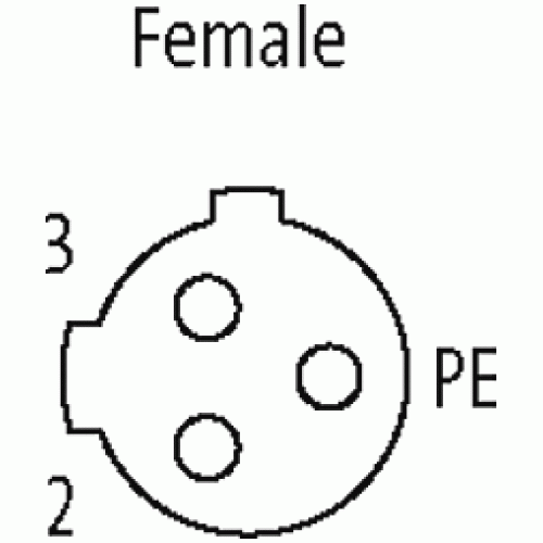 7023-20101-6360750 M12 female 0° C-cod. with cable