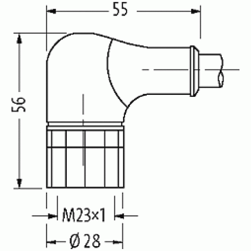 7000-23311-3633000 M23 female 90° with cable 7000-23311-3633000 M23 female 90° with cable