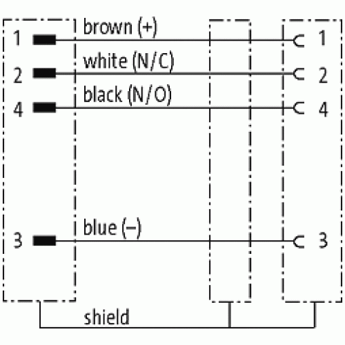 7356-40501-6391000 M12 male 0° / M12 female 0° shielded
