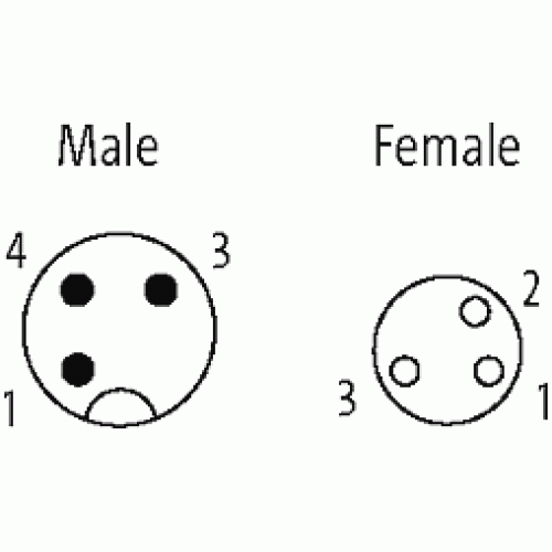 7000-40562-6130200 M12 male 0° / M8 female 0° A-cod. 7000-40562-6130200 M12 male 0° / M8 female 0° A-cod.