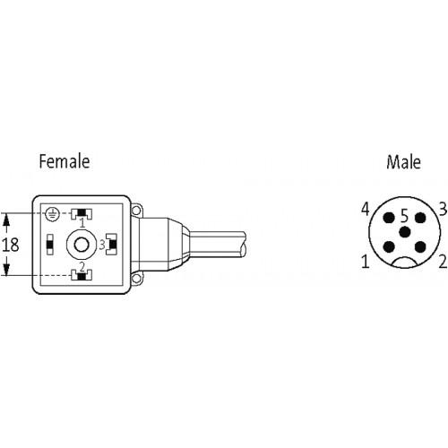 7000-40951-6550150 M12 male 90° A-cod. / MSUD valve plug A-18mm 7000-40951-6550150 M12 male 90° A-cod. / MSUD valve plug A-18mm