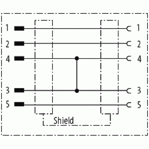 7000-41251-0000000 ADAPTOR M12MALE/M12FEMALE 5P.SHIELDED (BRIDGE 3-4) 7000-41251-0000000 ADAPTOR M12MALE/M12FEMALE 5P.SHIELDED (BRIDGE 3-4)