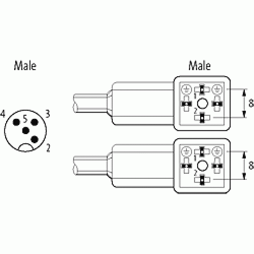 7000-42435-6160060 Y-Distributor M12 / MSUD valve plug C-8mm small