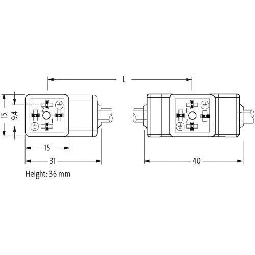 7000-58431-6270500 MSUD double valve CI-9.4mm with cable 7000-58431-6270500 MSUD double valve CI-9.4mm with cable
