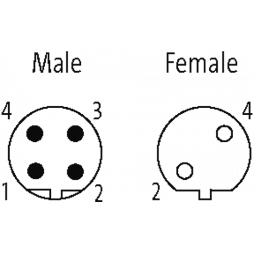 7000-44021-8500150 M12 male 90° / M12 female 90° B-cod. shielded 7000-44021-8500150 M12 male 90° / M12 female 90° B-cod. shielded