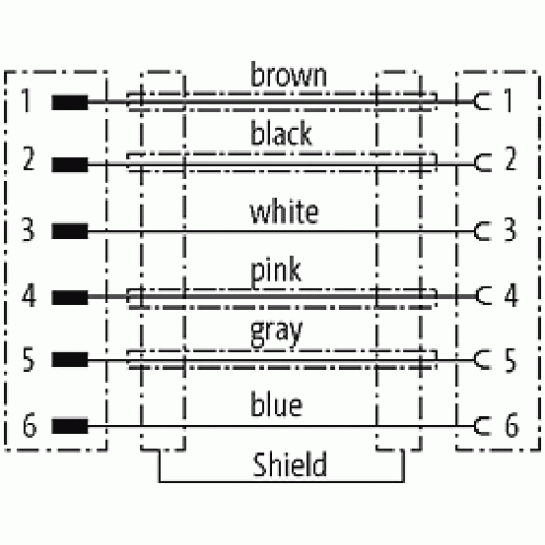 7000-46045-1380500 M12 male 0° / M12 female 0° A-cod. 7000-46045-1380500 M12 male 0° / M12 female 0° A-cod.