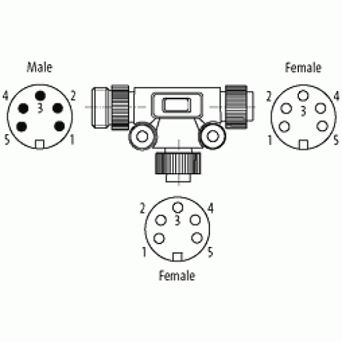 7000-50061-0000000 7/8''-T-COUPLER 7000-50061-0000000 7/8''-T-COUPLER