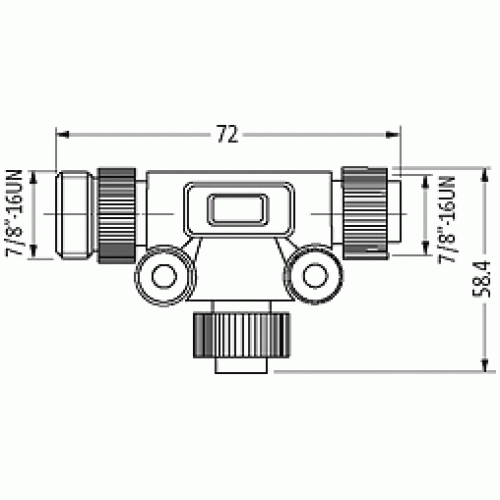 7000-50061-0000000 7/8''-T-COUPLER 7000-50061-0000000 7/8''-T-COUPLER