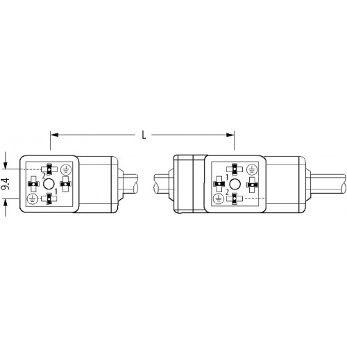 7000-58431-6270500 MSUD double valve CI-9.4mm with cable 7000-58431-6270500 MSUD double valve CI-9.4mm with cable