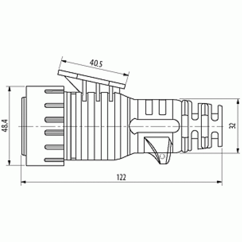 7000-70501-H020300 ISOBUS male with cable 7000-70501-H020300 ISOBUS male with cable