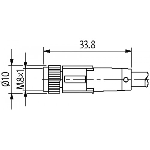 7000-87711-4930500 M8 male 0°/M8 female 0° shielded 7000-87711-4930500 M8 male 0°/M8 female 0° shielded