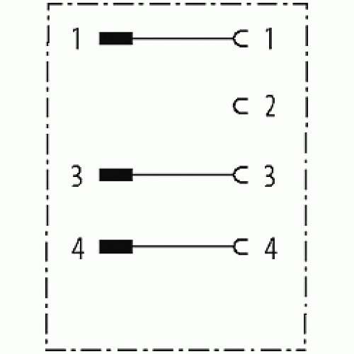 7000-88511-0000000 ADAPTOR M8 MALE / M8 FEMALE CONF. 1,3,4 7000-88511-0000000 ADAPTOR M8 MALE / M8 FEMALE CONF. 1,3,4