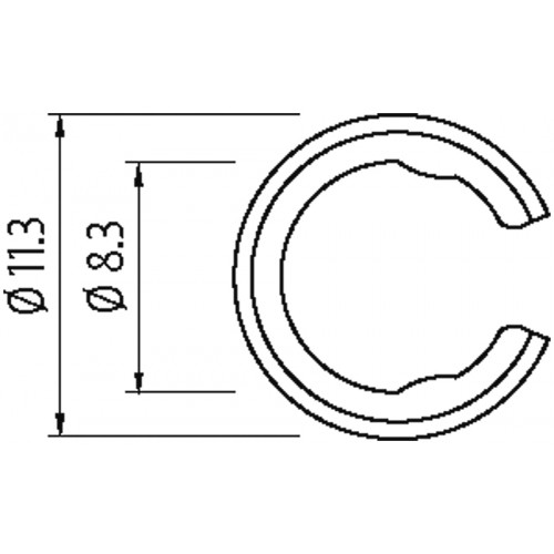 7000-99301-V019003 Marking Rings D=8mm white PU 10 7000-99301-V019003 Marking Rings D=8mm white PU 10
