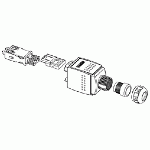 7000-99701-0000000 PUSHPULL SCRJ POF CONNECTOR