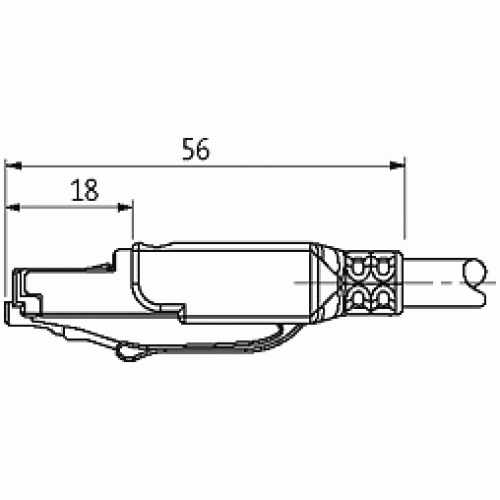 7000-99711-7964000 RJ45 0° / RJ45 0° shielded