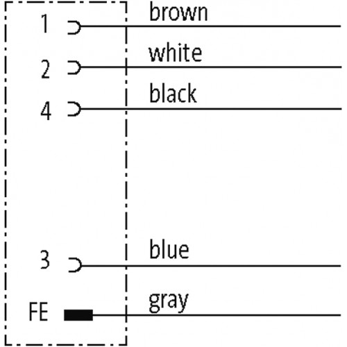7000-P4611-0000000 M12 female 0° L-coded field-wireable 7000-P4611-0000000 M12 female 0° L-coded field-wireable