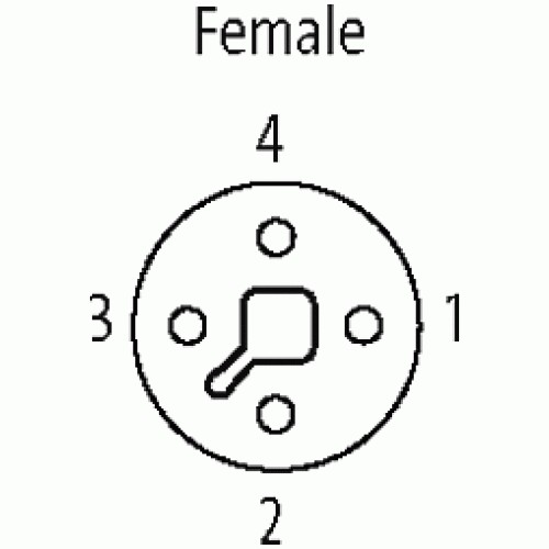 7000-P7421-0000000 M12 female 90° T-coded field-wireable 7000-P7421-0000000 M12 female 90° T-coded field-wireable