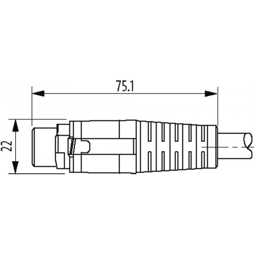 7000-P8341-P110300 MQ15-X-Power male 0°/MQ15-X-Power fem. 0° shielded 7000-P8341-P110300 MQ15-X-Power male 0°/MQ15-X-Power fem. 0° shielded