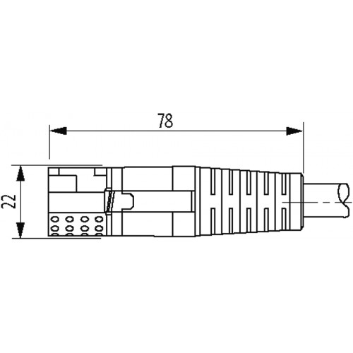 7000-P8241-P021000 MQ15-X-Power male 0° / MQ15-X-Power female 0° 7000-P8241-P021000 MQ15-X-Power male 0° / MQ15-X-Power female 0°