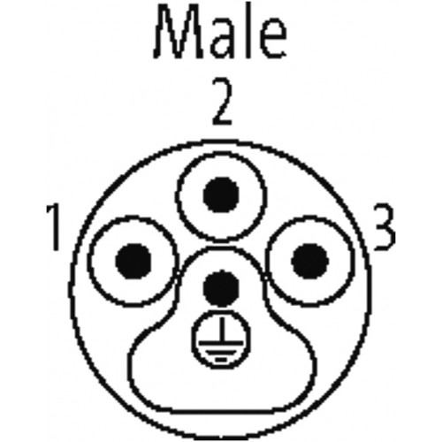 7000-P8201-P231500 MQ15-X-Power male 0° with cable 7000-P8201-P231500 MQ15-X-Power male 0° with cable