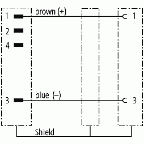 7060-40485-5420700 M12 male 0° / M12 female 0° A-cod. shielded
