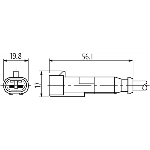7072-73301-5121000 Valve plug SuperSeal male 2-pol. with cable