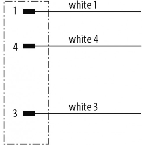 7080-08001-R021500 M8 male 0° with cable