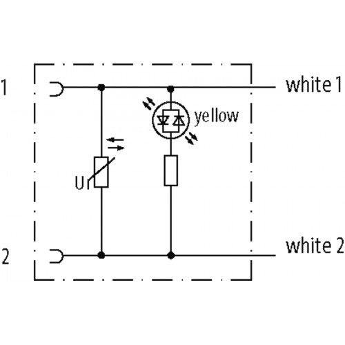 7080-70361-R211000 Valve plug MJC 90° with cable LED+VDR
