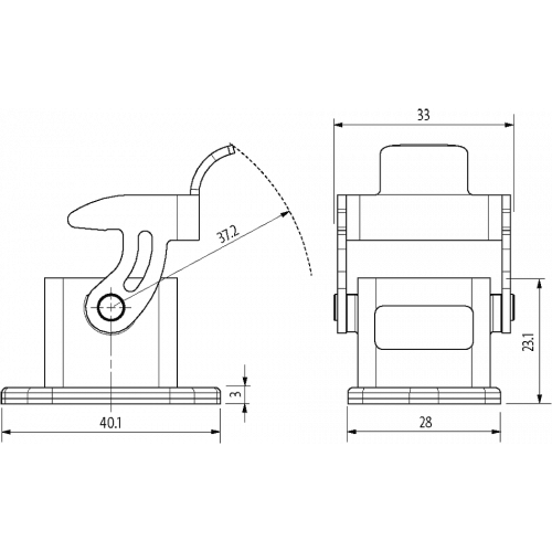 70MH-GAANL-B000100 A3 Bulkhead mounted h., IP67