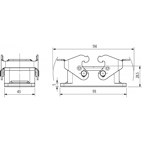 70MH-GAENQ-B000000 B10 Bulkhead mounted h., IP65 70MH-GAENQ-B000000 B10 Bulkhead mounted h., IP65