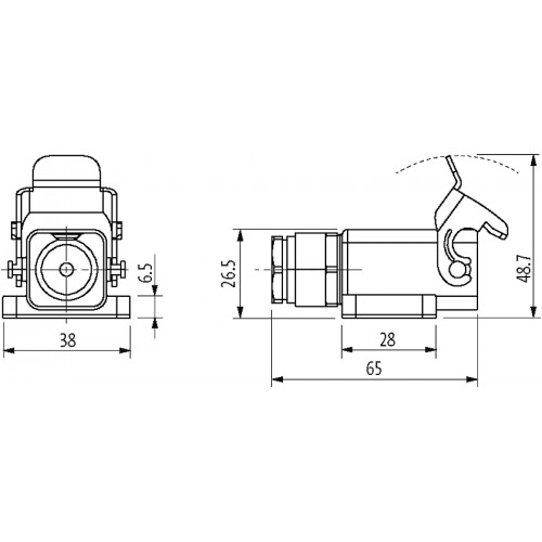 70MH-GSANL-B01B000 A3 Surface mounted h., low profile, IP65 70MH-GSANL-B01B000 A3 Surface mounted h., low profile, IP65