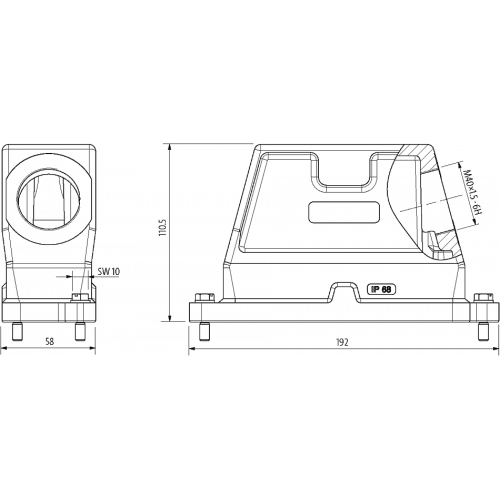70MH-GTGNS-A02E200 B24 Hood, IP68