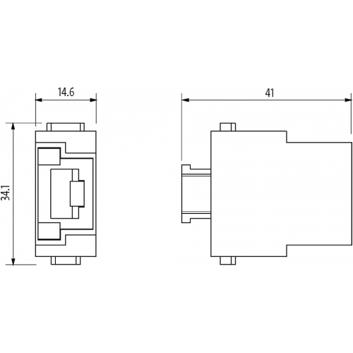 70MH-MAL10-0000000 RJ45 module - male, field wireable