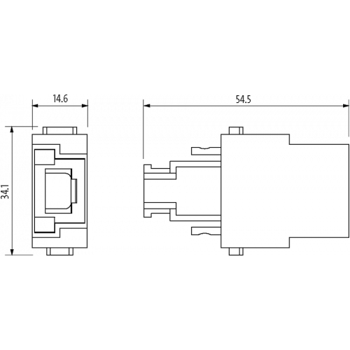 70MH-MAL10-0010000 RJ45 module - male, adapter