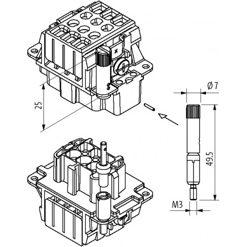 70MH-ZZ300-0000000 Locking set
