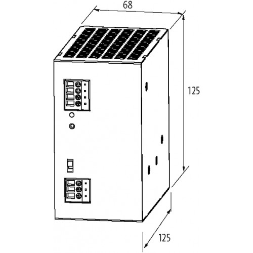 85135 ECO-RAIL-2 POWER SUPPLY 1-PHASE,