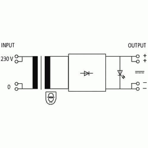 85625 MKN POWER SUPPLY 1-PHASE, LINEAR REGULATED