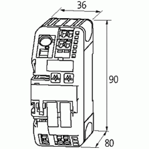 9000-41042-0100600 MICO electronic circuit protection, 2 CHANNELS